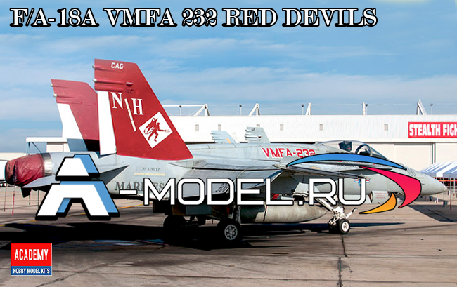 F/A 18A VMFA-232 Red devils 1/72 Academy 12520 купить с доставкой