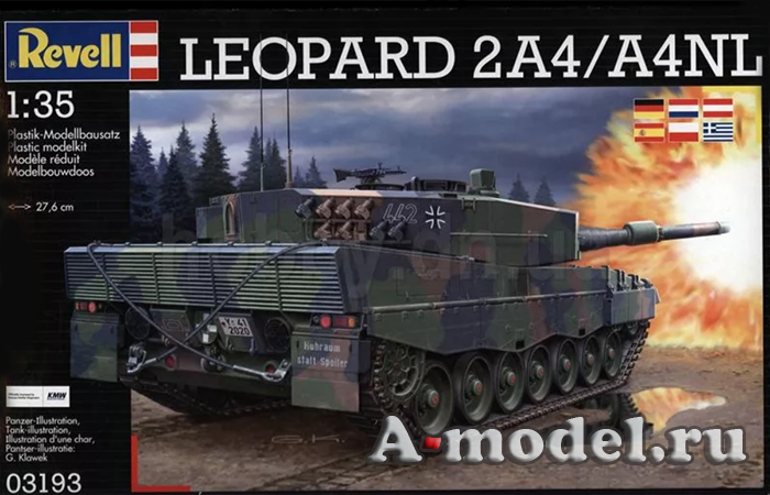 Leopard 2А4/А4NL 1/35 Revell 03193 купить с доставкой