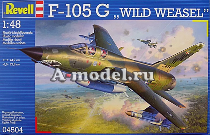 F-105G Thunderchief Wild Weasel 1/48 Revell 04504 купить с доставкой