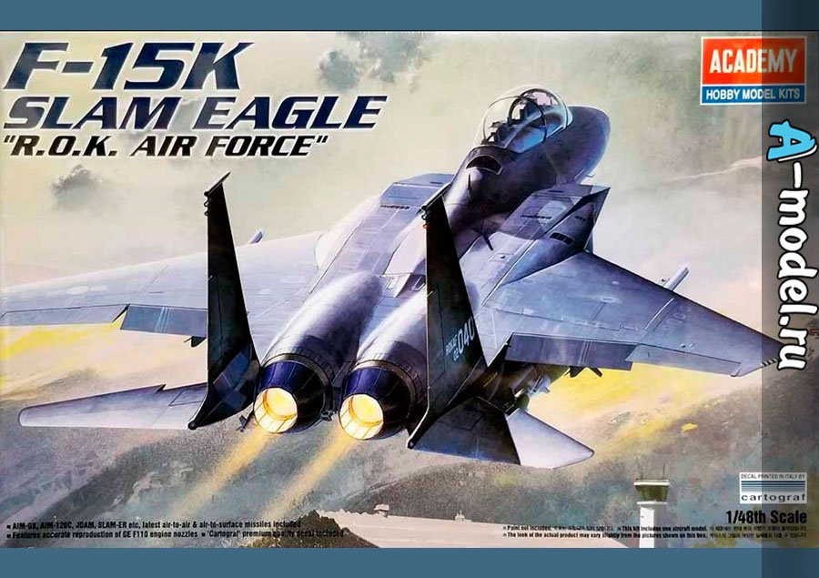 F-15K Slam Eagle 1/48 Academy 12213 купить с доставкой