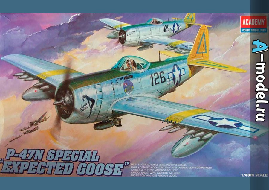 P-47N Expected Goose 1/48 Academy 12281 купить с доставкой