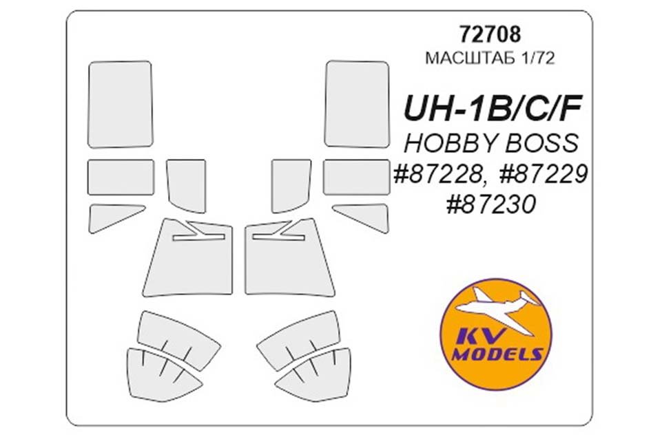 UH-1B/C/F окрасочные маски 1/72 KV models 72708 купить с доставкой UH-1B/C/F окрасочные маски 1/72 KV models 72708 купить с доставкой
