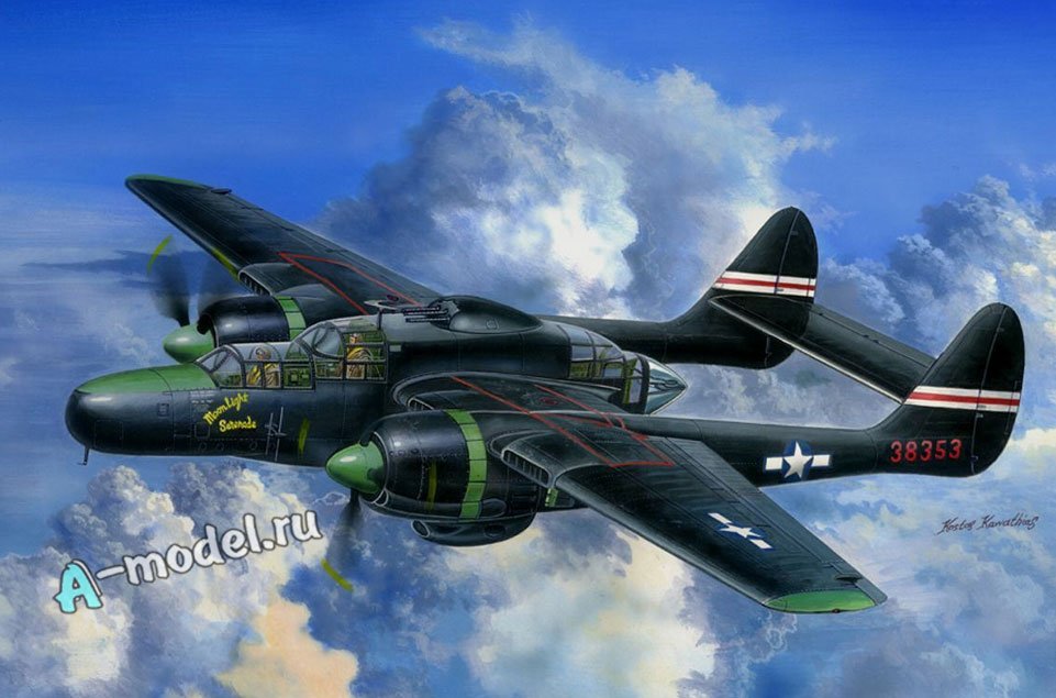 Northrop P-61C Black Widow 1/48 Hobby Boss 81732 купить с доставкой Northrop P-61C Black Widow 1/48 Hobby Boss 81732 купить с доставкой